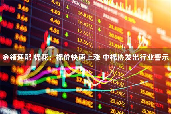 金领速配 棉花：棉价快速上涨 中棉协发出行业警示